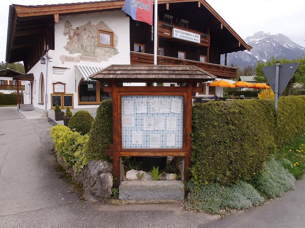 Cafe Pension Eckerbrunn Schoenau am Koenigsee Exterior foto