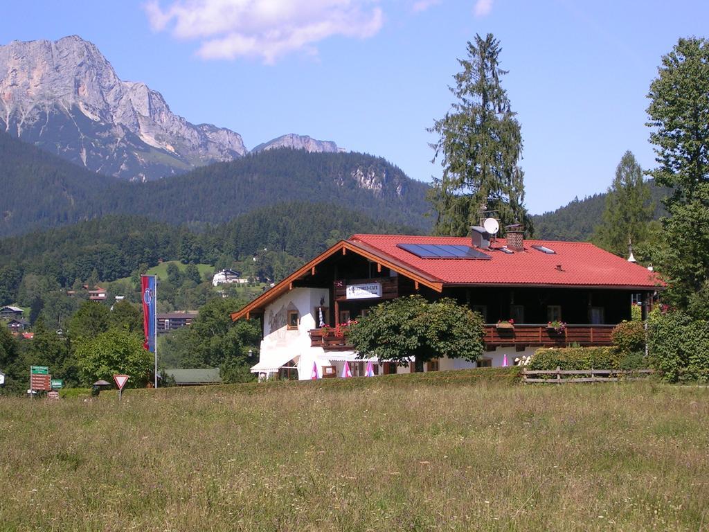 Cafe Pension Eckerbrunn Schoenau am Koenigsee Exterior foto
